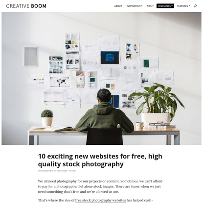 10 exciting new websites for free, high quality stock photography