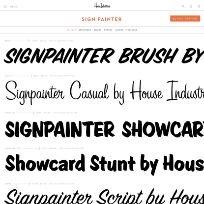 Sign Painter by House Industries