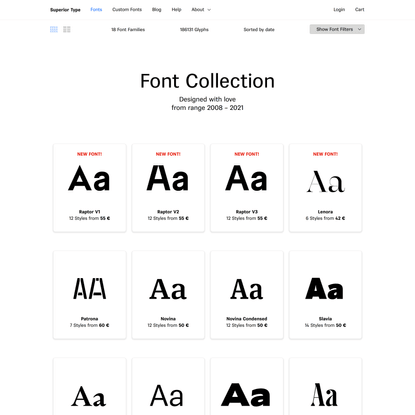 Fonts | Superior Type