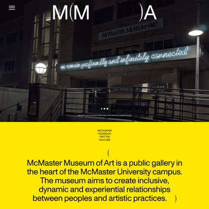 Home - McMaster Museum of Art
