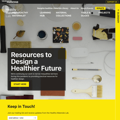 Healthy Materials Lab | The next generation of materials