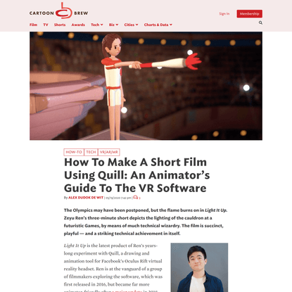 How To Make A Short Film Using Quill: An Animator’s Guide To The VR Software