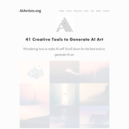 Top 41 AI Art Generators: Make AI Art, Paintings &amp; More (2021 GUIDE) — AIArtists.org