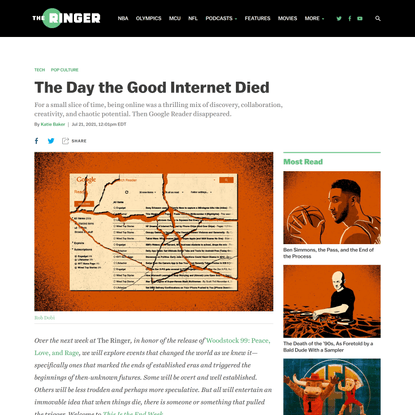 The Day the Good Internet Died