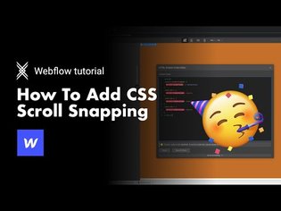 The Best Method of Scroll Snapping! Easy Webflow Interactions