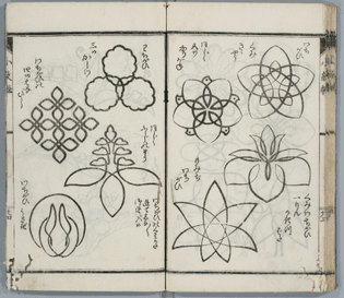 新形小紋帳 (Book of New Patterns)