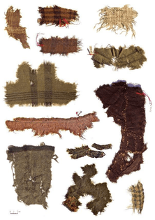 Fragments of Iron Age textiles from the Celtic saltmines at Hallstatt, Austria