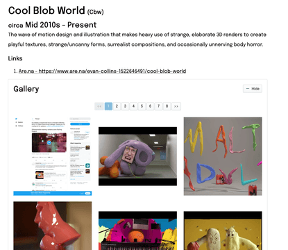 CARI | Aesthetic | Cool Blob World