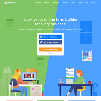 Free Online Form Builder &amp; Form Creator | JotForm