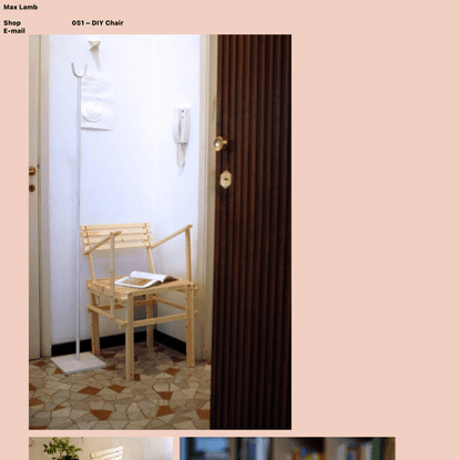 051 – DIY Chair