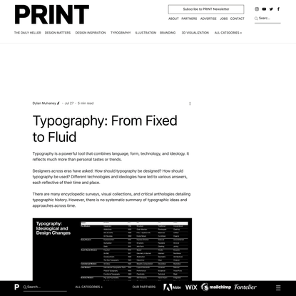 Typography: From Fixed to Fluid