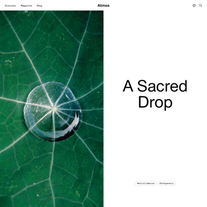 A Sacred Drop