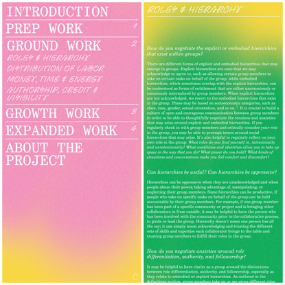 TOOLKIT - GROUND WORK