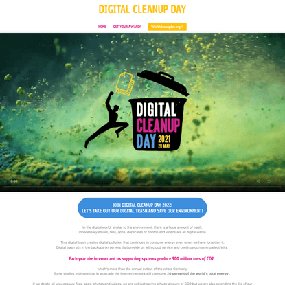 DIGITAL CLEANUP DAY – Digital Cleanup Day