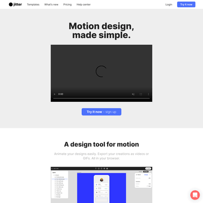Jitter • The simplest motion design tool on the web.