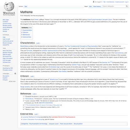Matheme - Wikipedia
