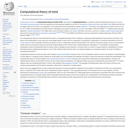 Computational theory of mind - Wikipedia