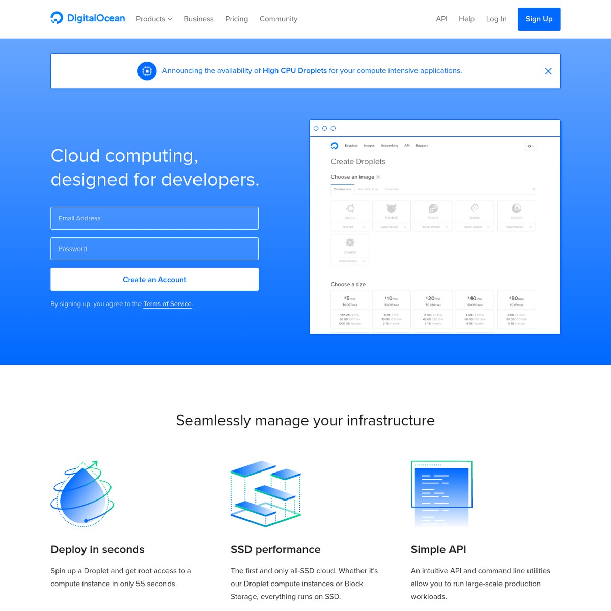 DigitalOcean Cloud computing designed for developers — Are.na