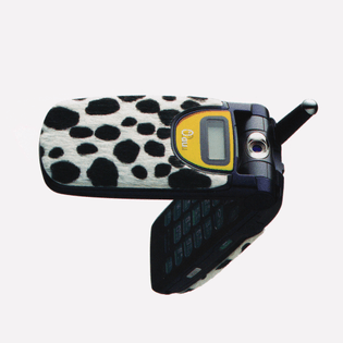 Dalmatian cover Sony flip phone