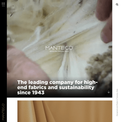 Manteco | The leading company for high-end fabrics and sustainability