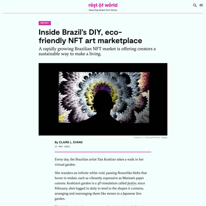 Inside Brazil’s DIY, eco-friendly NFT art marketplace