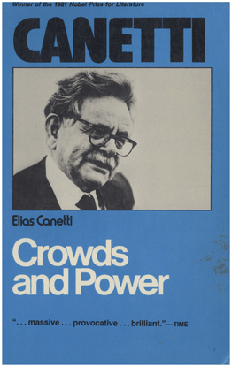 Canetti, Elias_Crows and Power (1960)