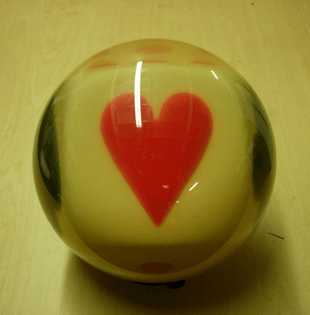 The Gambler bowling ball 