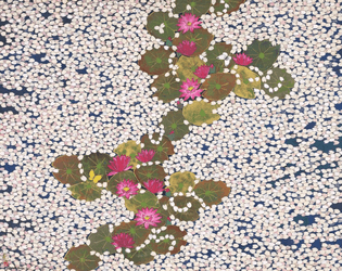 Reiji Hiramatsu, Cherry Trees and Water Lilies, 2011
| Musée de Impressionnismes Giverny, France