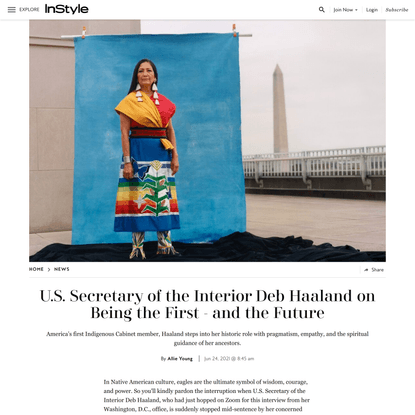 Deb Haaland on Being the First - and the Future