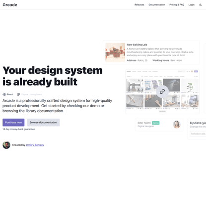 Arcade - Your design system is already built