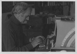  Community Memory terminals being used by the public, ca. 1974-1986