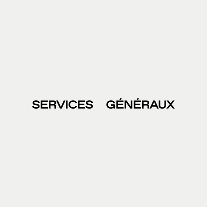 Services Généraux