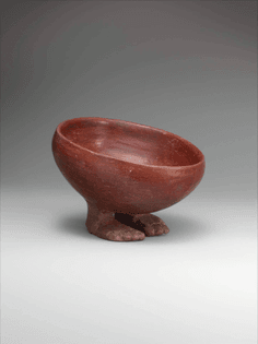 Bowl with Human Feet, Predynastic Egypt, Late Naqada l–Naqada II, ca. 3900–3650 B.C.E.