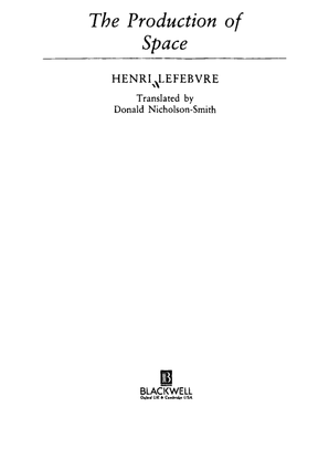 Lefebvre Henri - The Production of Space.pdf