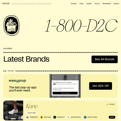 1-800-D2C: Your guide to building a successful D2C brand