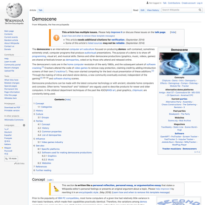 Demoscene - Wikipedia