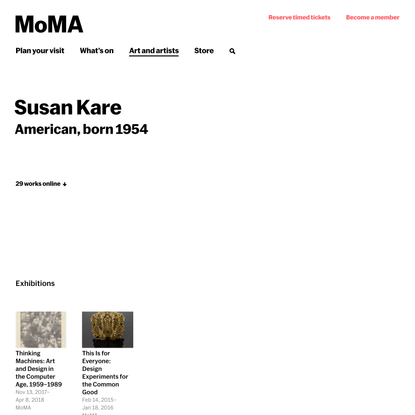 Susan Kare | MoMA
