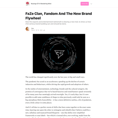 FaZe Clan, Fandom And The New Brand Flywheel