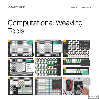 Computational Weaving Tools – Laura Devendorf