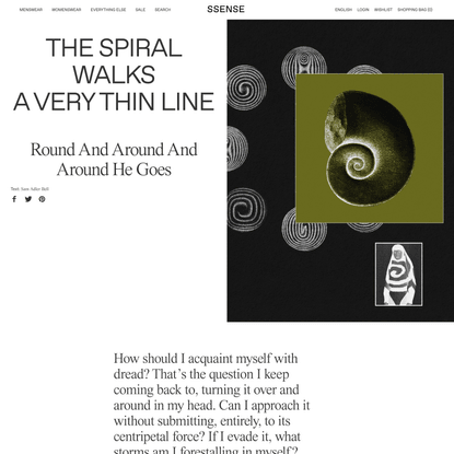 The Spiral Walks A Very Thin Line | SSENSE