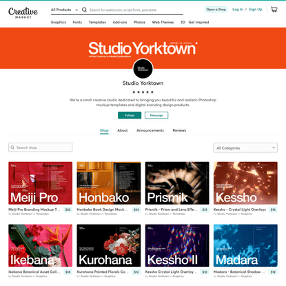 Studio Yorktown | A Creative Market Shop