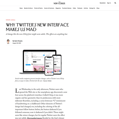 Why Twitter’s New Interface Makes Us Mad
