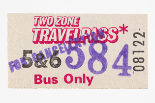 Railway ticket, part of collection, paper, New South Wales Government Printer, New South Wales, Australia, 1930-1985