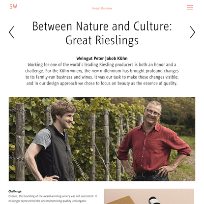 Between Nature and Culture: Great Rieslings