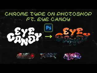 HOW TO MAKE CHROME TYPE USING PHOTOSHOP AND EYE CANDY ?