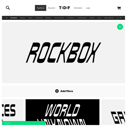 Rockbox | The Designers Foundry