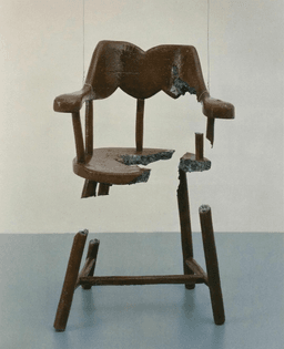 Urs Fischer - Chair for a Ghost: Thomas, 2003