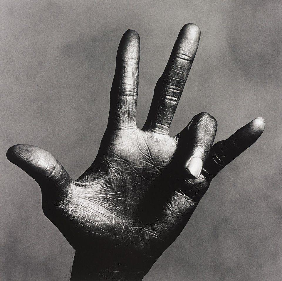 Irving Penn, The Hand of Miles Davis, New York, 1986