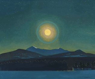 Rockwell Kent, Moonlight, Winter, 1940, Whitney Collection
