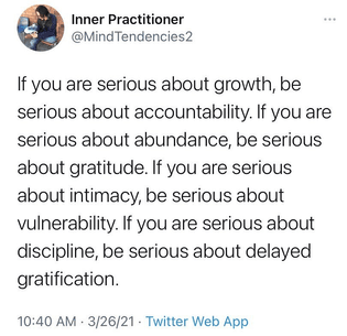 Growth &lt;&gt; Accountability